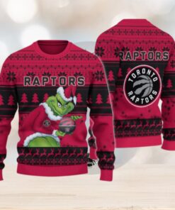 Toronto Raptors Grinch Christmas Ugly Sweater