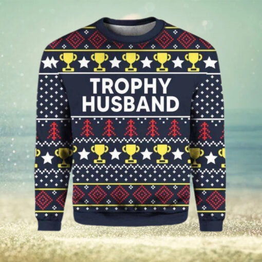 Trophy Husband Ugly Christmas Sweater