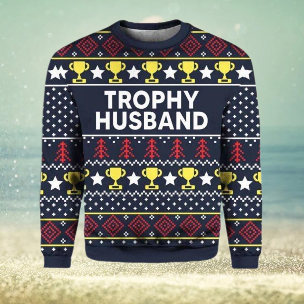 Trophy Husband Ugly Christmas Sweater Trophy Husband Ugly Christmas Sweater