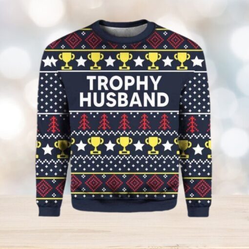 Trophy Husband Ugly Christmas Sweater