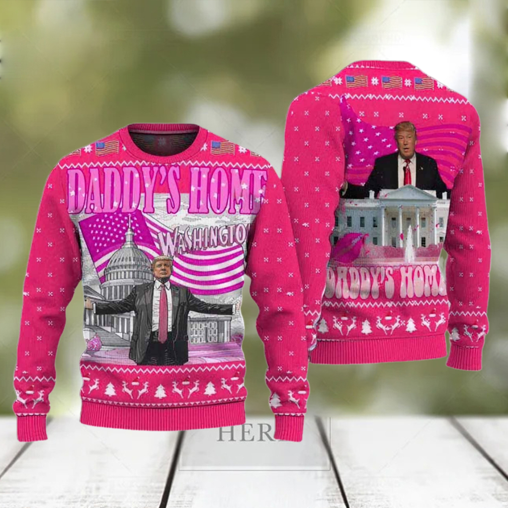Trump Daddy’s Home Christmas Ugly Sweater Trump Daddy’s Home Christmas Ugly Sweater