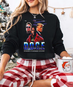 Trump Elon Musk Antonio Brown Doge Department Of Government Efficiency T Shirts