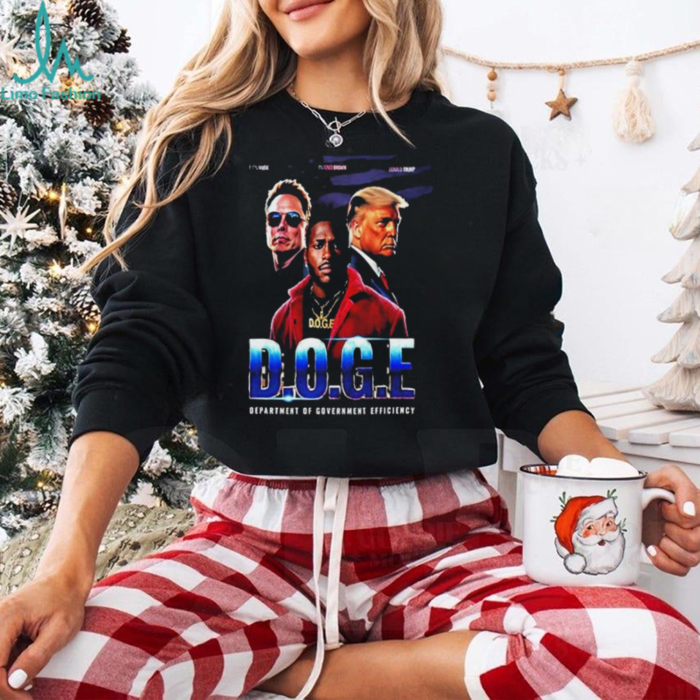 Trump Elon Musk Antonio Brown Doge Department Of Government Efficiency T Shirts Trump Elon Musk Antonio Brown Doge Department Of Government Efficiency T Shirts