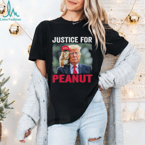 Trump Justice For Peanut The Squirrel Wanted T Shirt