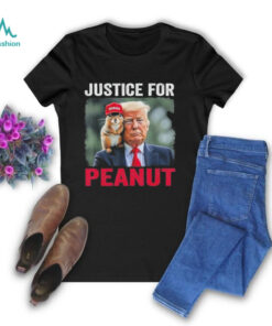 Trump Justice For Peanut The Squirrel Wanted T Shirt