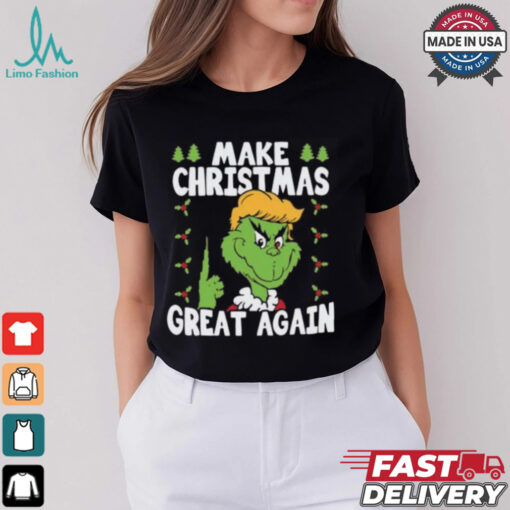 Trump The Grinch Make Christmas Great Again T Shirt