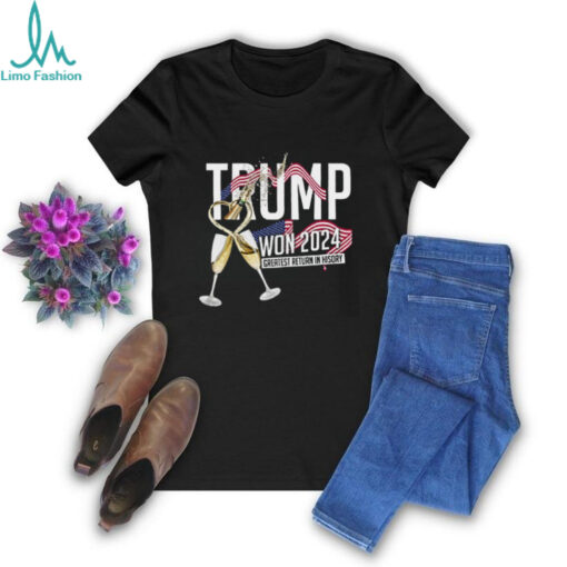 Trump Won 2024 Greatest Return In History Shirt