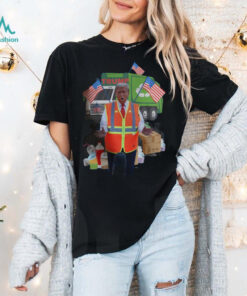 Trump garbage Man in trash truck, Make America Great Again Garbage man Shirt