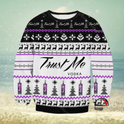 Trust Me Vodka Ugly Christmas Sweater