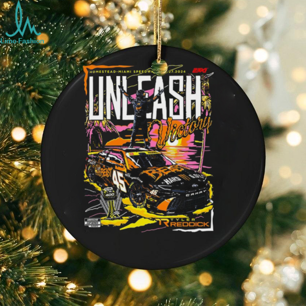 Tyler Reddick 23XI Racing Black 2024 Straight Talk Wireless 400 Race Win T Shirt Tyler Reddick 23XI Racing Black 2024 Straight Talk Wireless 400 Race Win T Shirt