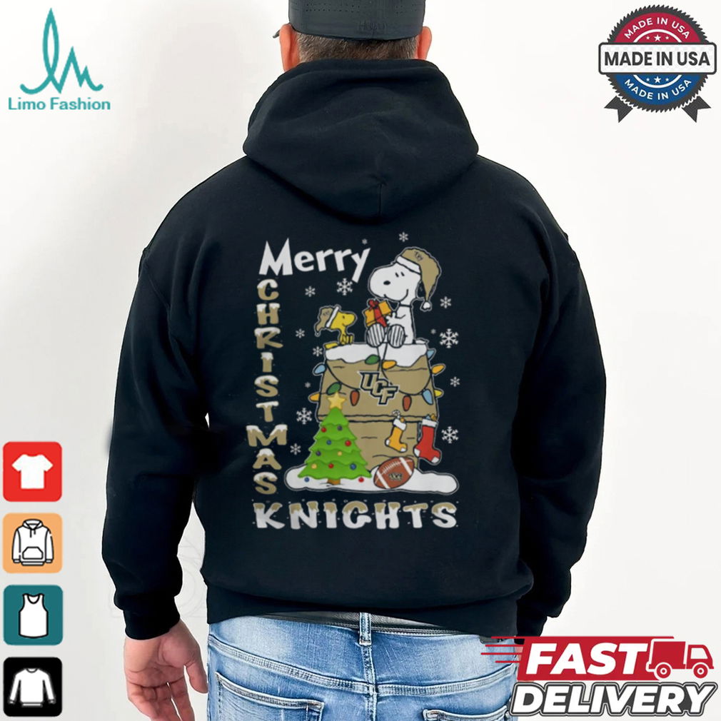 UCF Knights Snoopy And Woodstock Merry Christmas Shirt UCF Knights Snoopy And Woodstock Merry Christmas Shirt