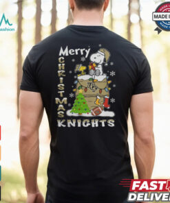 UCF Knights Snoopy And Woodstock Merry Christmas Shirt