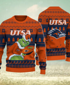 UTSA Roadrunners Grinch Ugly Christmas Sweater