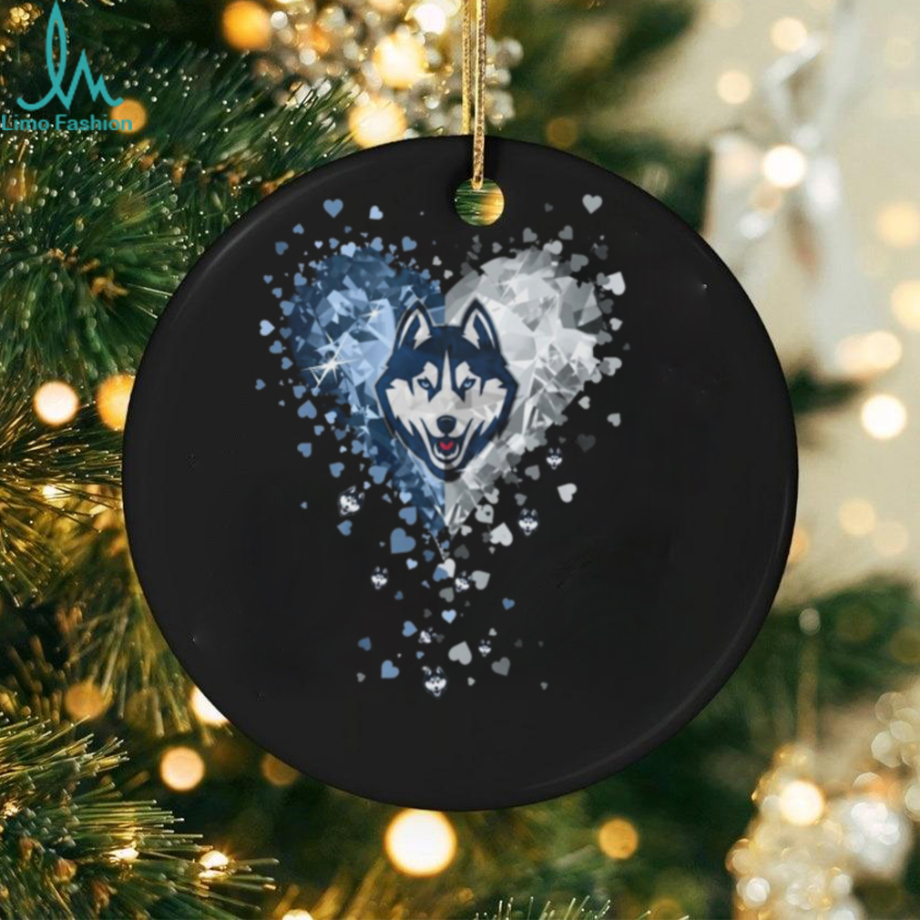 Uconn Huskies Crystal Heart Shirt Uconn Huskies Crystal Heart Shirt
