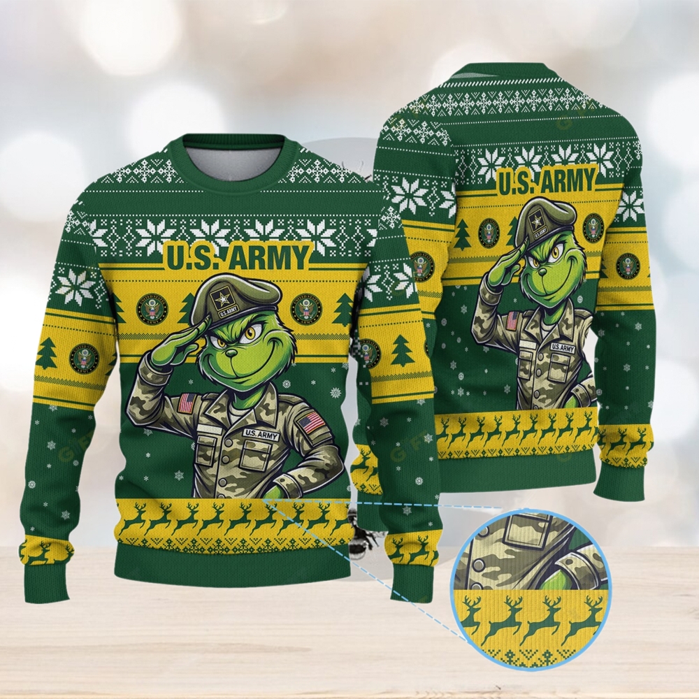 United States Army x GrinchUgly Sweater United States Army x GrinchUgly Sweater