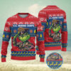 Chicago Bears NFL 2024 Merrykissmyass Funny Santa Claus Christmas Ugly Sweater