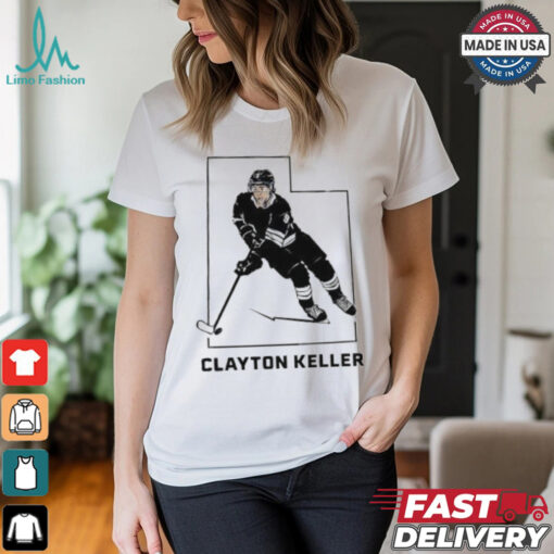 Utah Hockey Club Clayton Keller State Star shirt
