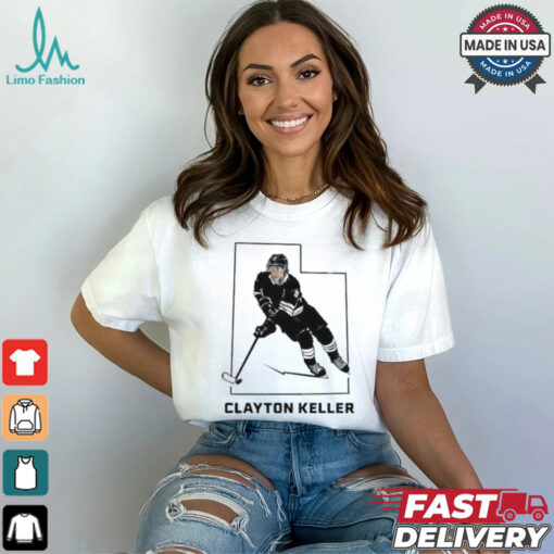 Utah Hockey Club Clayton Keller State Star shirt