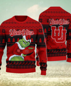 Utah Utes Grinch Ugly Christmas Sweater