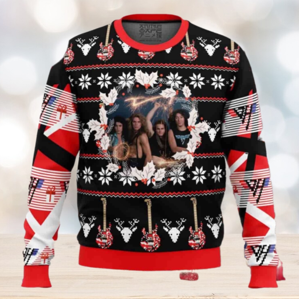 Van Halen Band Fans Gift Chirstmas Gifts 2024 For Family And Friends Ugly Sweater Van Halen Band Fans Gift Chirstmas Gifts 2024 For Family And Friends Ugly Sweater