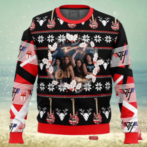 Van Halen Band Fans Gift Chirstmas Gifts 2024 For Family And Friends Ugly Sweater