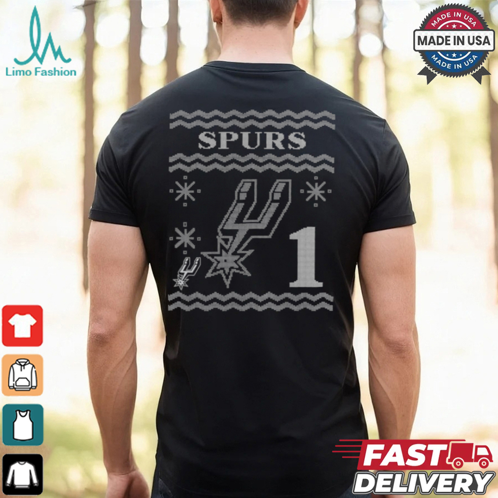 Victor Wembanyama San Antonio Spurs Ugly Christmas Sweater Name & Number T Shirt Victor Wembanyama San Antonio Spurs Ugly Christmas Sweater Name & Number T Shirt