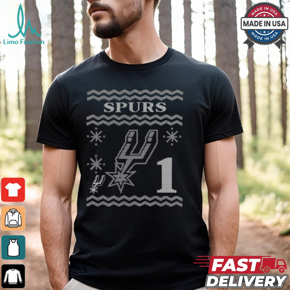 Victor Wembanyama San Antonio Spurs Ugly Christmas Sweater Name & Number T Shirt Victor Wembanyama San Antonio Spurs Ugly Christmas Sweater Name & Number T Shirt