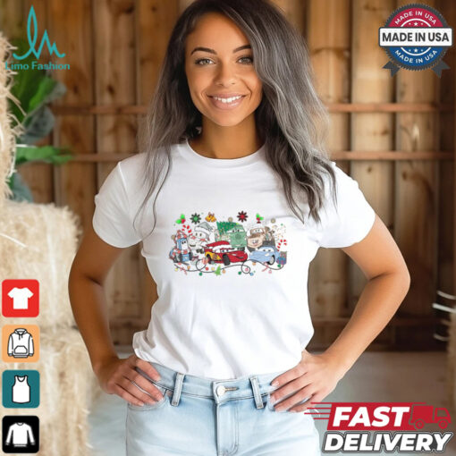 Vintage Disney Cars Christmas Lights shirt