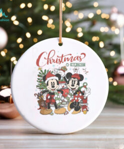 Vintage Disney Christmas On Main Street Shirt, Mickey Minnie Very Merry Christmas Party 2024 Shirt