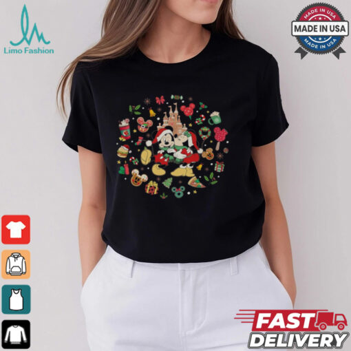Vintage Mickey Minnie Gingerbread Christmas Shirt