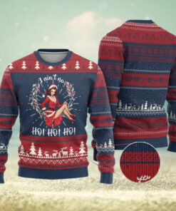 Vintage Xmas Ugly Christmas Sweater I Ain’t No Ho Ho Ho Women