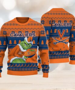 Virginia Cavaliers Grinch Ugly Christmas Sweater