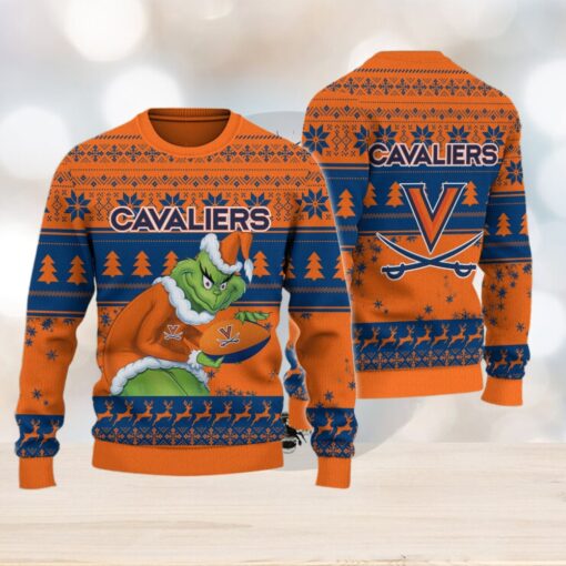 Virginia Cavaliers Grinch Ugly Christmas Sweater