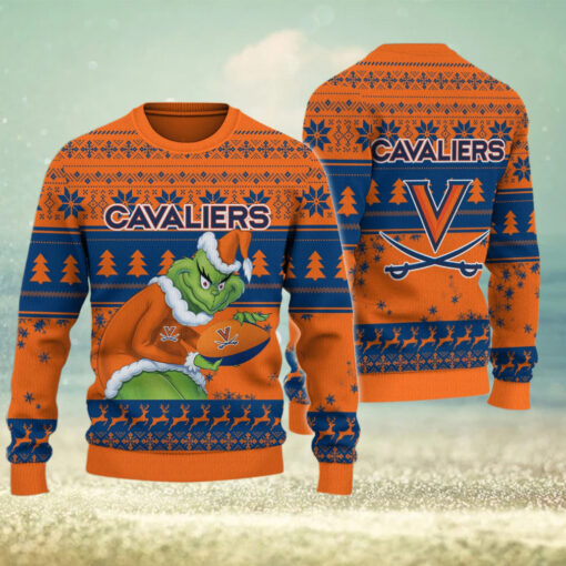 Virginia Cavaliers Grinch Ugly Christmas Sweater