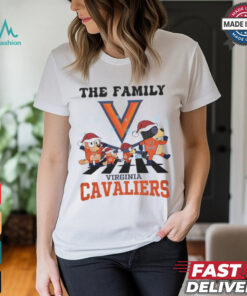 Virginia Cavaliers X Family Bluey Merry Christmas 2024 Shirt
