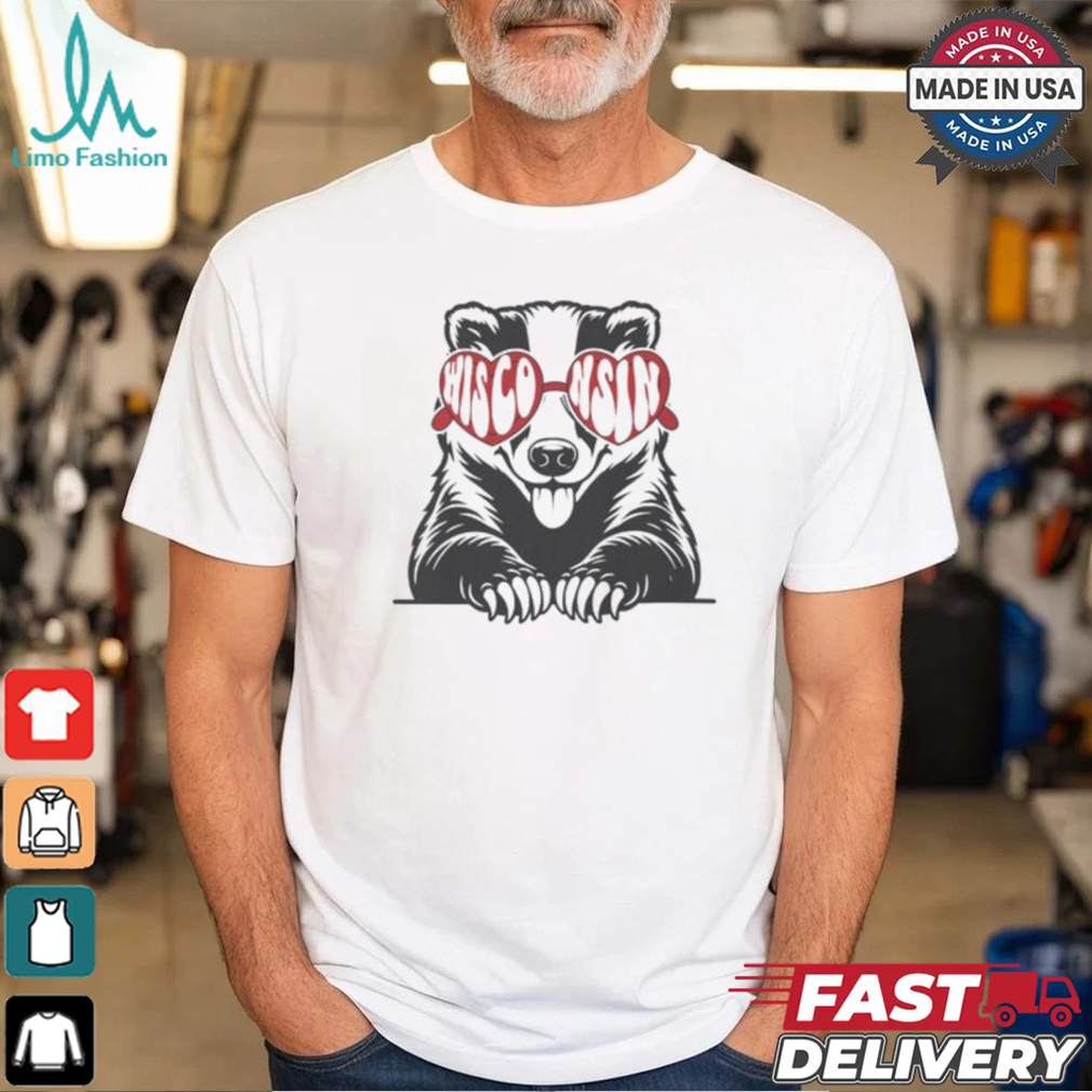 WISCONSIN Sunglasses T Shirt WISCONSIN Sunglasses T Shirt