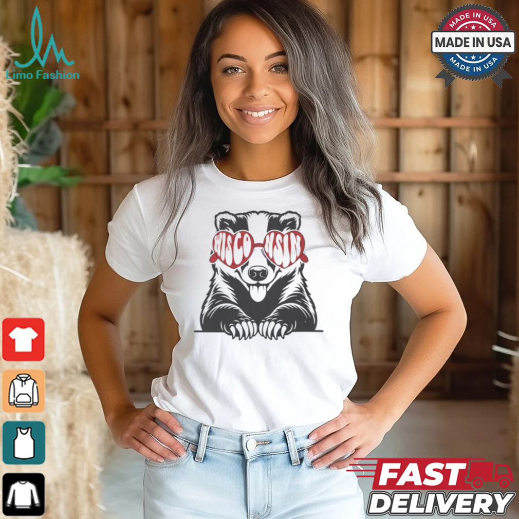 WISCONSIN Sunglasses T Shirt WISCONSIN Sunglasses T Shirt