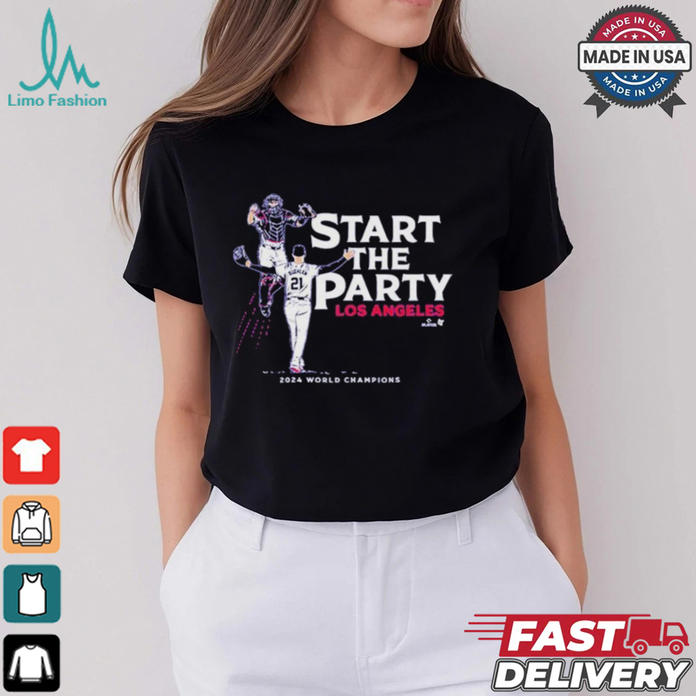 Walker Buehler And Will Smith Start The Party Los Angeles 2024 World Champions T shirts Walker Buehler And Will Smith Start The Party Los Angeles 2024 World Champions T shirts