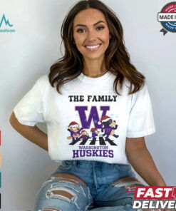 Washington Huskies X Family Bluey Merry Christmas 2024 Shirt