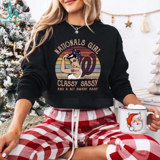 Washington Nationals Girls Classy Sassy And A Bit Smart Assy Shirt