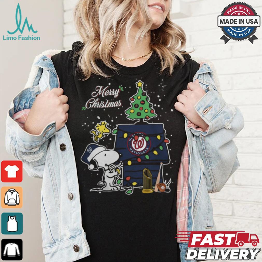 Washington Nationals Merry Christmas With Snoopy Baby T Shirt Washington Nationals Merry Christmas With Snoopy Baby T Shirt