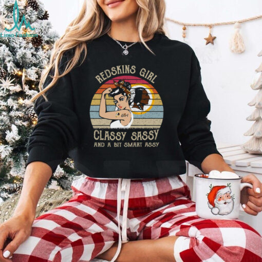Washington Redskins Girls Classy Sassy And A Bit Smart Assy T Shirt