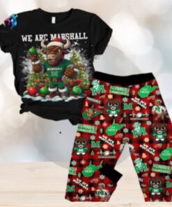We Are Marshall Thundering Herd Football Magic Go Herd Pajamas Set