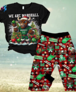 We Are Marshall Thundering Herd Football Magic Go Herd Pajamas Set