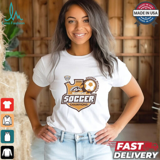 Western Michigan Broncos 2024 MAC Women’s Soccer Champions shirt