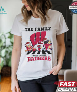 Wisconsin Badgers X Family Bluey Merry Christmas 2024 Shirt