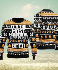 Wonderful Time Beer Ugly Christmas Sweater, Wonderful Time Beer Xmas Sweatshirt