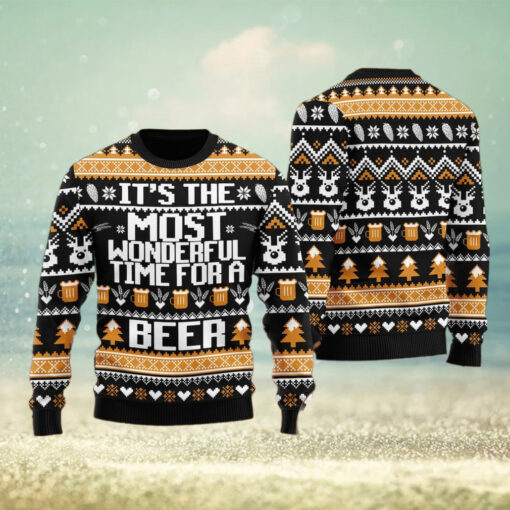 Wonderful Time Beer Ugly Christmas Sweater, Wonderful Time Beer Xmas Sweatshirt