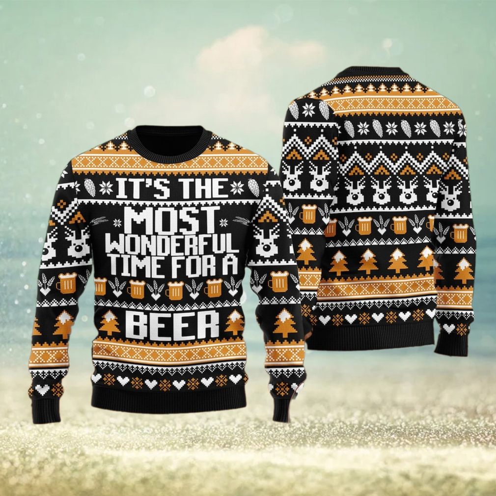 Wonderful Time Beer Ugly Christmas Sweater, Wonderful Time Beer Xmas Sweatshirt Wonderful Time Beer Ugly Christmas Sweater, Wonderful Time Beer Xmas Sweatshirt