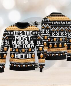 Wonderful Time Beer Ugly Christmas Sweater, Wonderful Time Beer Xmas Sweatshirt